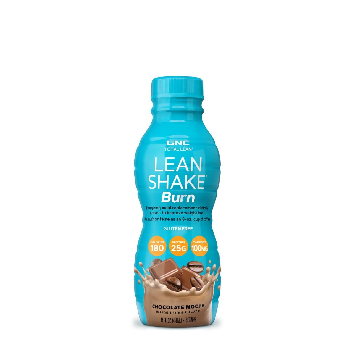 GNC Total Lean® Lean Shake™ Burn, Bautura Proteica Energizanta cu