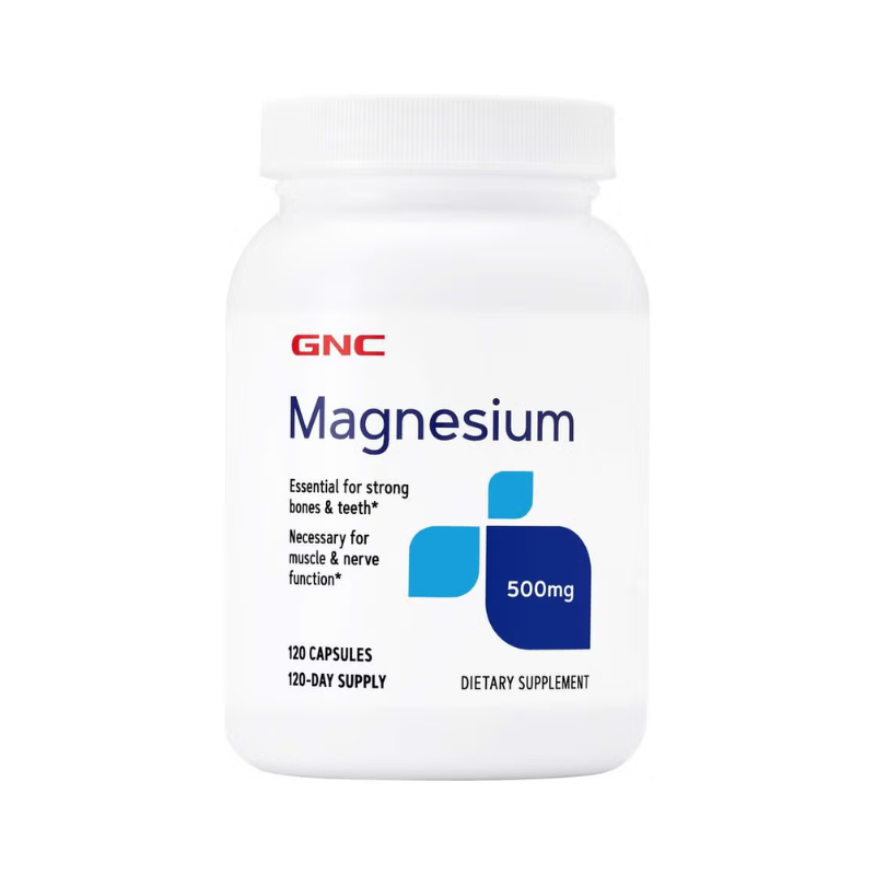 GNC Magnesium 500 mg, Supliment pentru Relaxare Musculara si